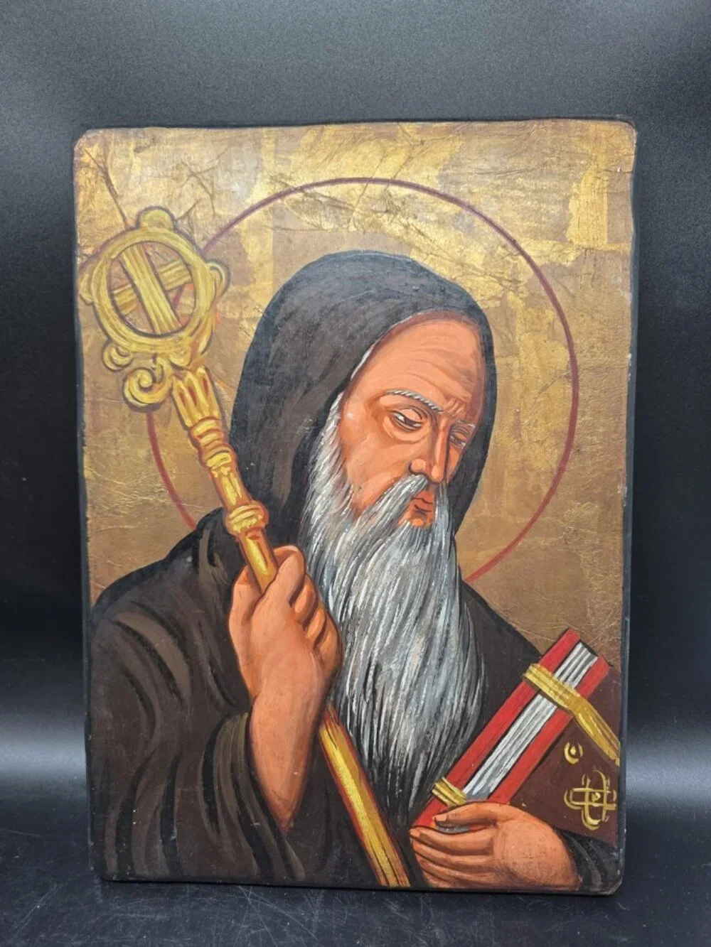 St Benedict Wooden 14 X 9